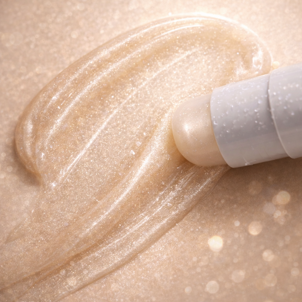 VeyronLux Glassy Highlighter Balm — Instant Dewy Glow Stick